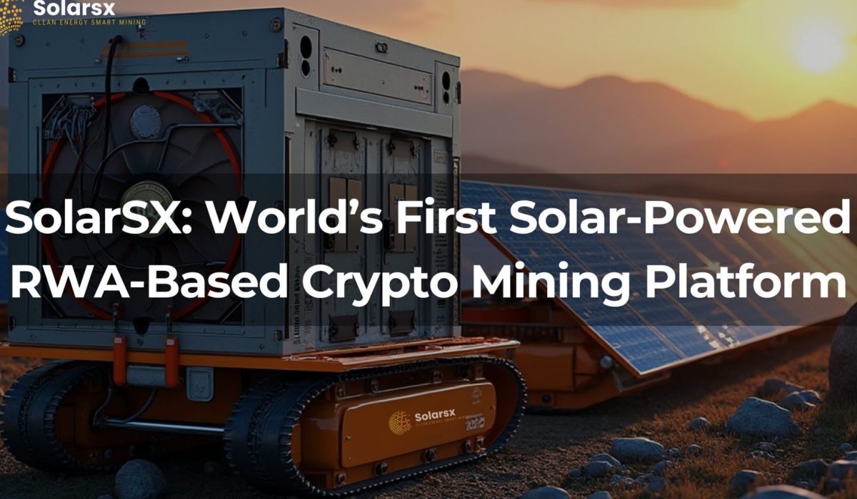 SolarSX: World’s First Solar-Powered RWA-Based Crypto Mining Platform